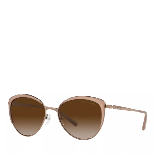 Michael Kors Woman Sunglasses 0MK1046 Shiny Mink Brown/ Blush Camel Lunettes de soleil