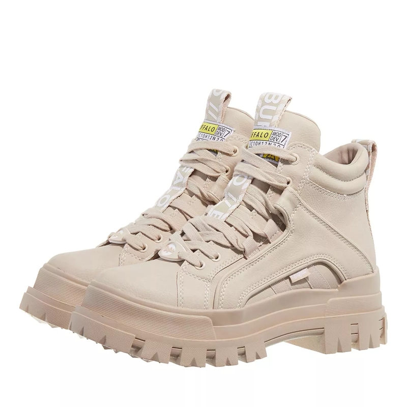 Buffalo Schnürstiefel Aspha Nc Mid Beige