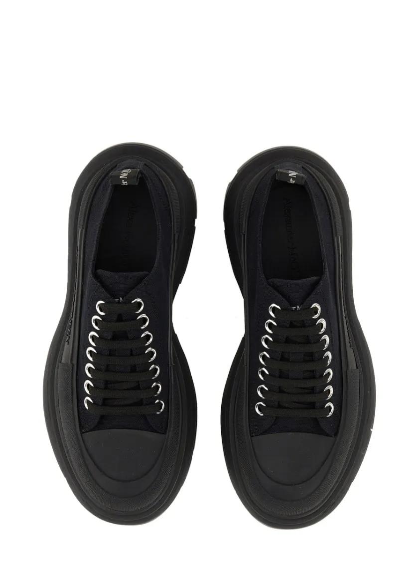 Thumbnail - Alexander McQueen Low-Top Sneaker - "Tread Slick" Sneaker - Gr. 36 (EU) - in Schwarz - für Damen