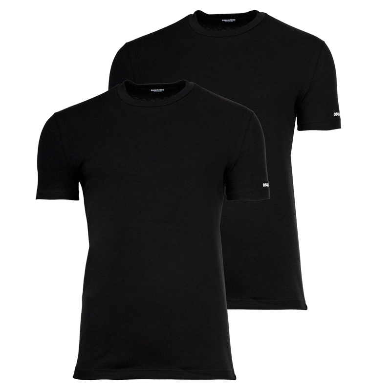 Dsquared2 T-Shirt TWIN-PACK T-SHIRT 2er Pack schwarz