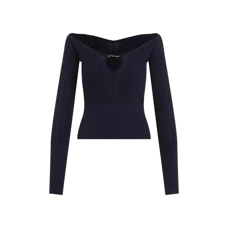 Jacquemus - Le Haut Pralù In Dark Navy - Größe 38 - blau