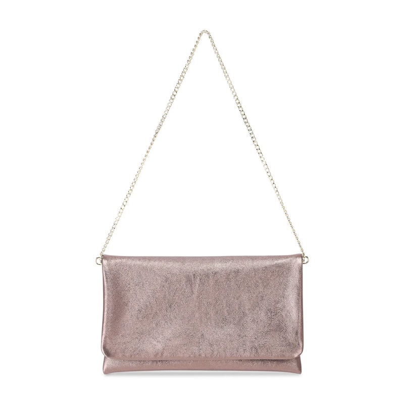Abro Sac à bandoulière Clutch Mimosa aus Leder braun