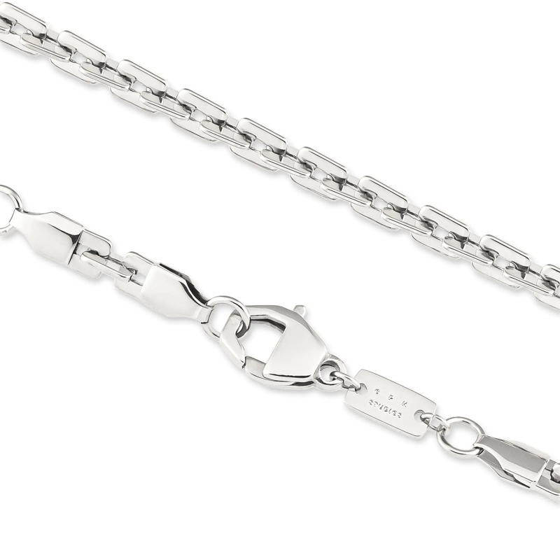 Copenhagen Mittellange Halskette Edelstahl Edgy Necklace silber(Image 5)