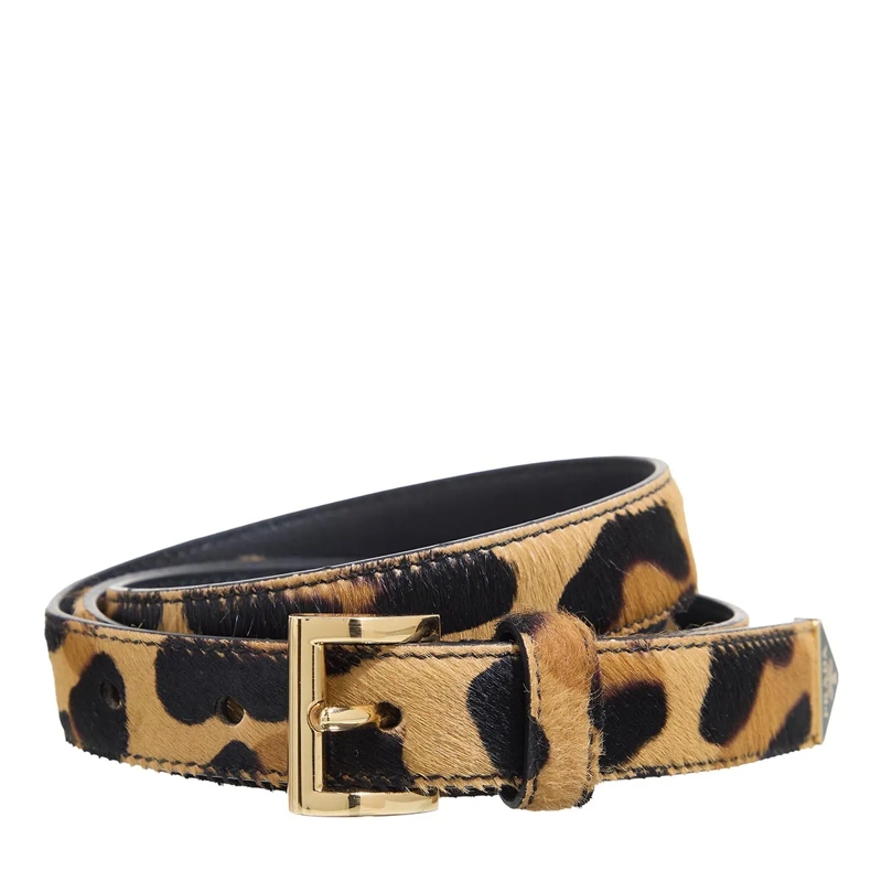 Prada Gürtel Leopard Belt Miele
