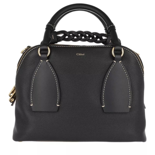 Chloé Daria Shoulder Bag Medium Full Blue Rymlig shoppingväska