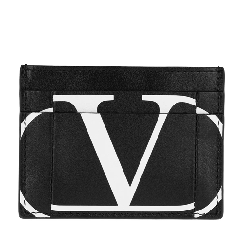 Valentino Garavani V Logo Card Holder Black Porte-cartes