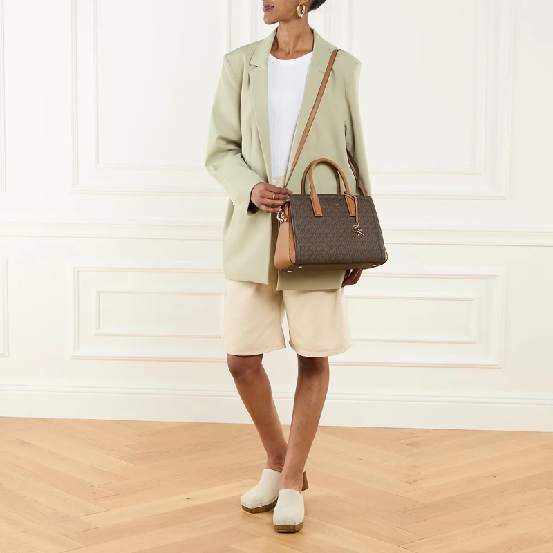 MICHAEL Michael Kors Tote Md Satchel Brn/acorn(Image 2)