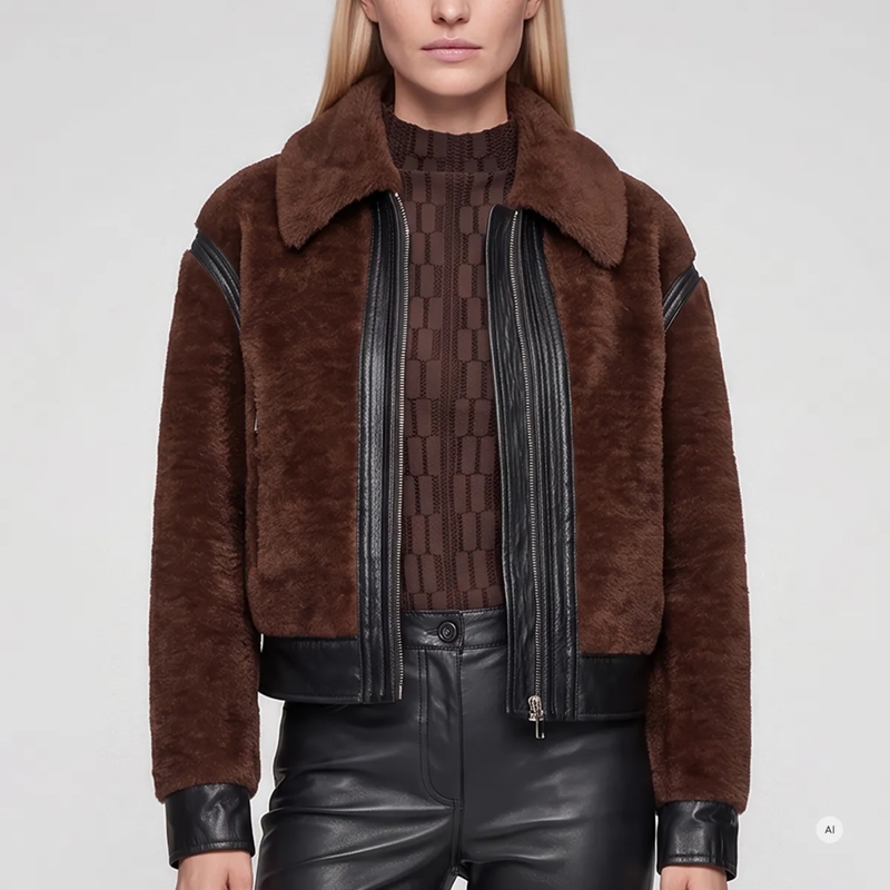 Marc Aurel Jacke- Kontrastdetails- Paspeltaschen- elastis braun | Blazer