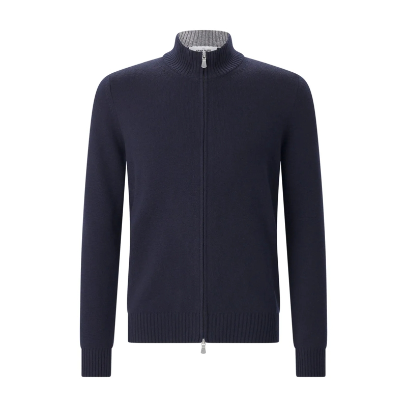 Gran Sasso Cardigan Strickjacke aus Schurwolle & Kaschmir grün