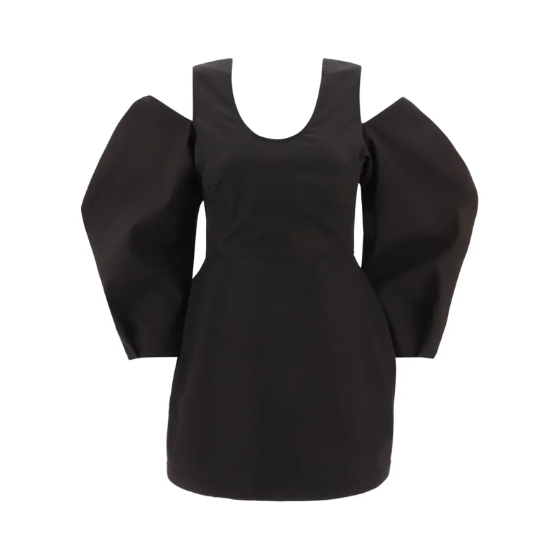 Jil Sander Blouse Fitted Black Top Black