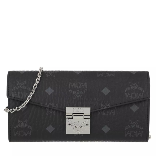 MCM Wallet On A Chain Tracy Vi Woc Lrg Black