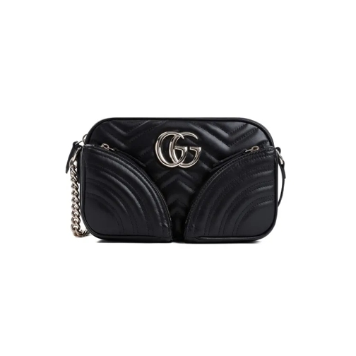 Gucci Marmont 2.0 Gg Shoulder Bag Black Axelremsväska