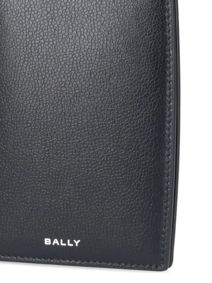 Thumbnail - Bally Portemonnaies - Bi-Fold Logo Wallet – Black - Gr. unisize - in Schwarz - für Damen