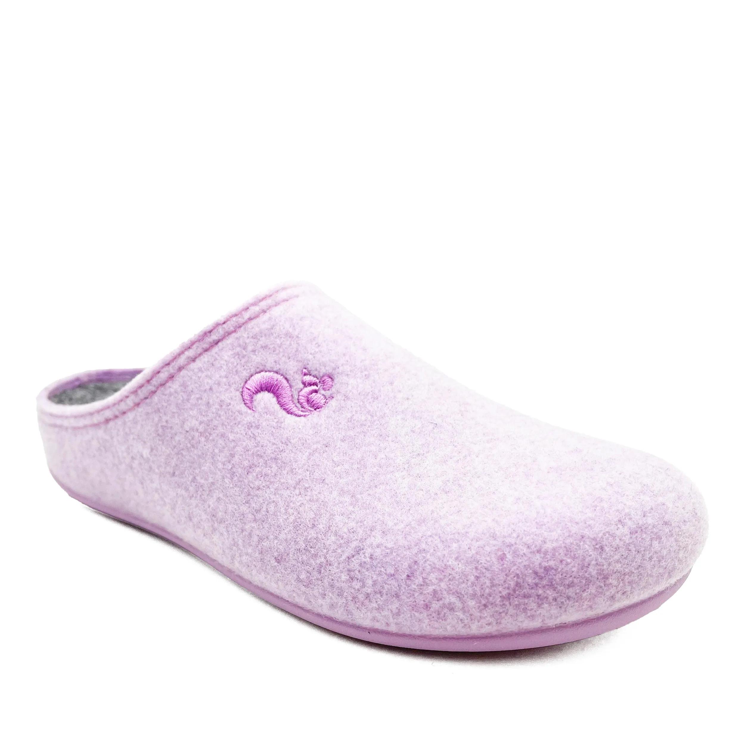 thies Sneakers - thies 1856 ® Recycled PET Slipper Kids vegan lilac - Gr. 31 - in Lila - für Damen