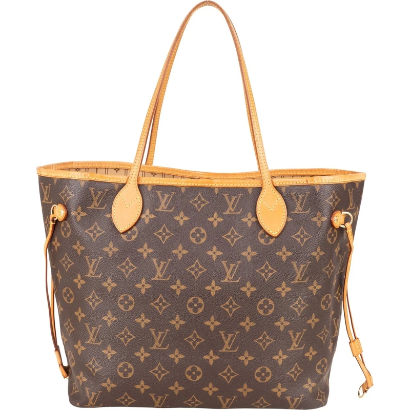 Louis Vuitton Tote Louis Vuitton Canvas Monogram Neverfull MM Shopper braun