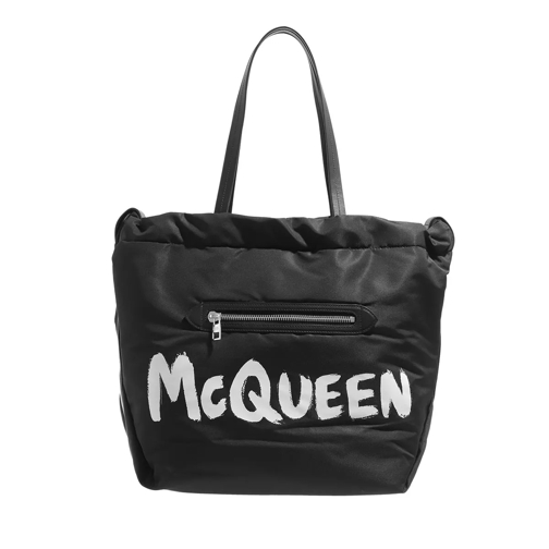 Alexander McQueen The Bundle Bag  Black/White Shoppingväska