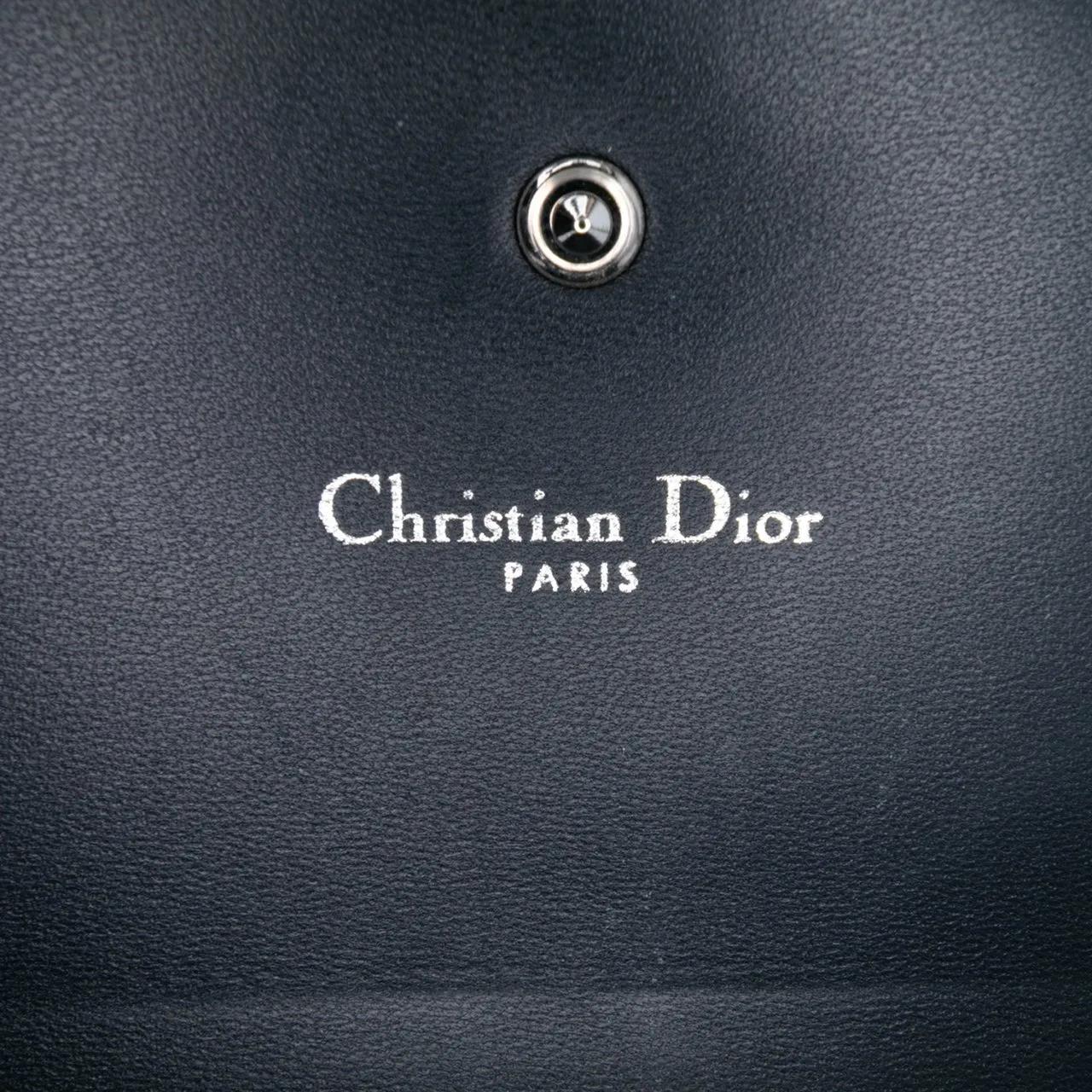 Thumbnail - Christian Dior Hobo Bags - Metallic Patent Microcannage Diorama Wallet on Cha - Gr. unisize - in Blau - für Damen