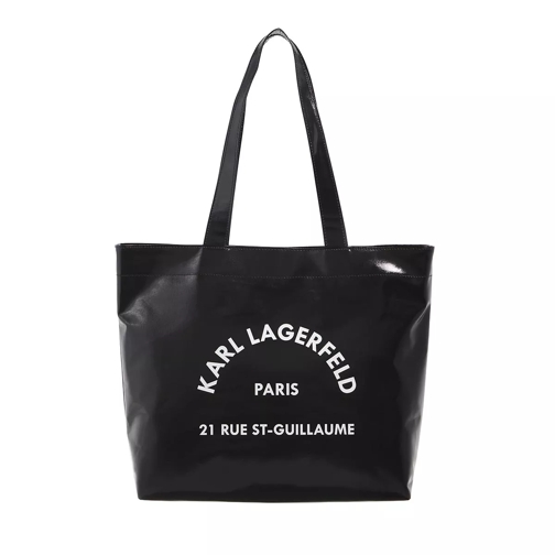 Karl Lagerfeld Rsg Shiny Twill Shopper Black Shoppingväska