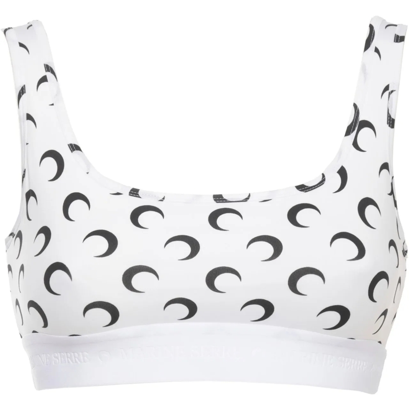 Marine Serre Top Top White weiß