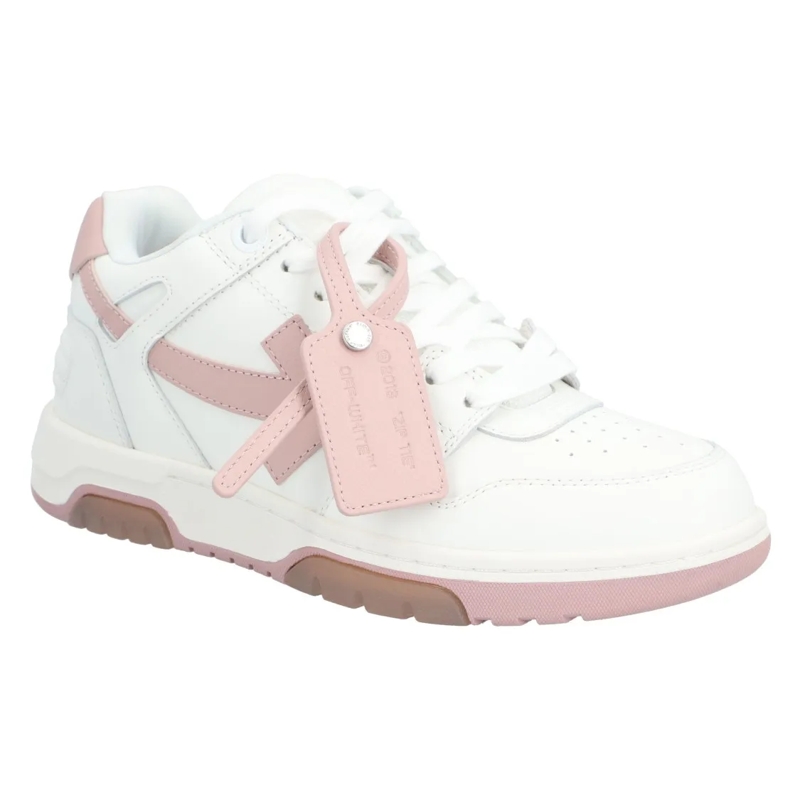 Off-White Low-Top-Sneaker White Pink' Out Of Office Low-Top Sneaker Pink