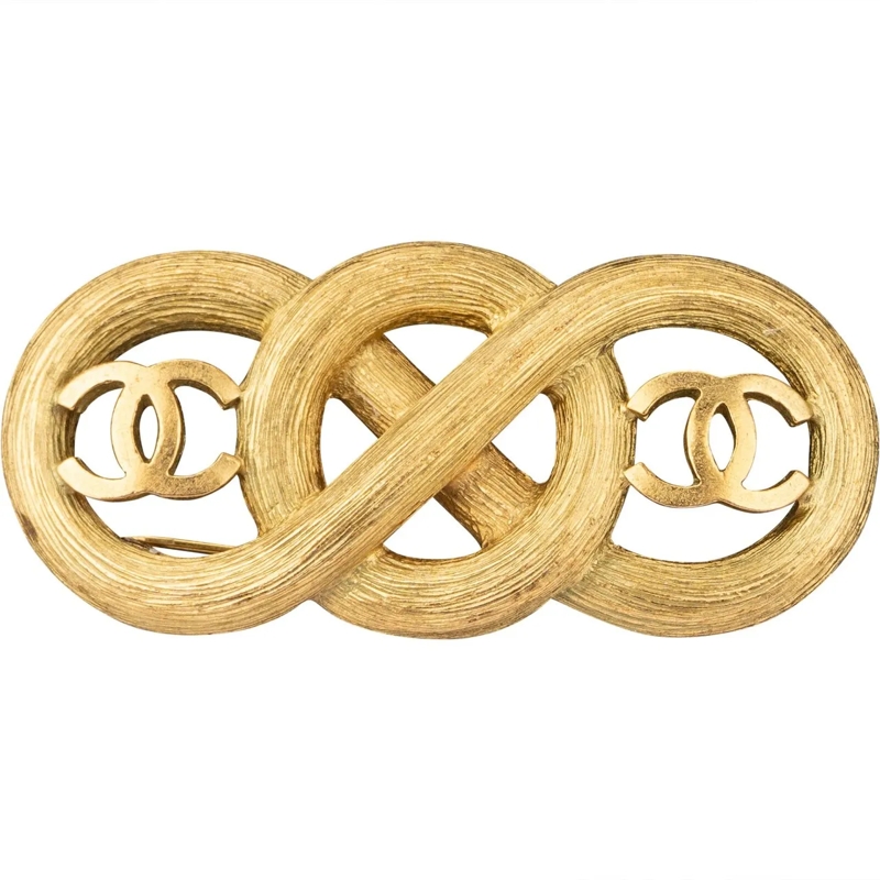 Chanel  Chanel Golden Infinity Brooch mehrfarbig