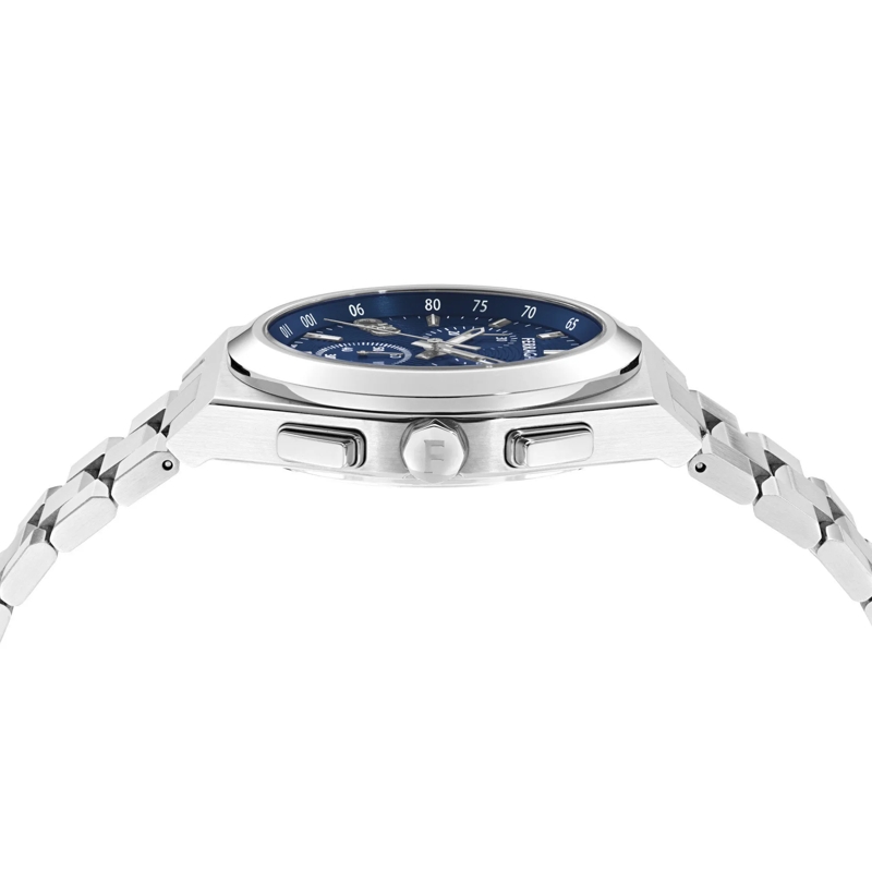 Salvatore Ferragamo Chronograph Quarz-Chronographenuhr Vega Chrono silber(Image 2)