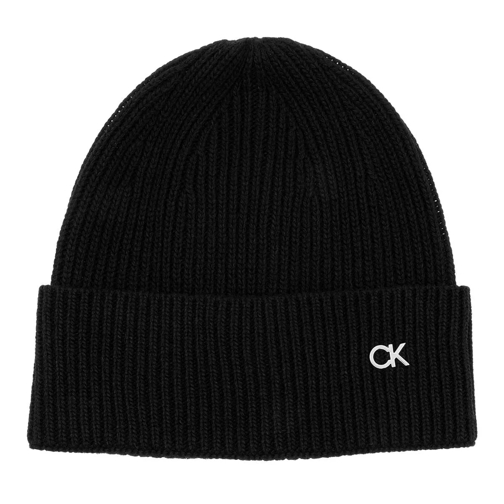 Calvin Klein Relock Beanie Black Wool Hat