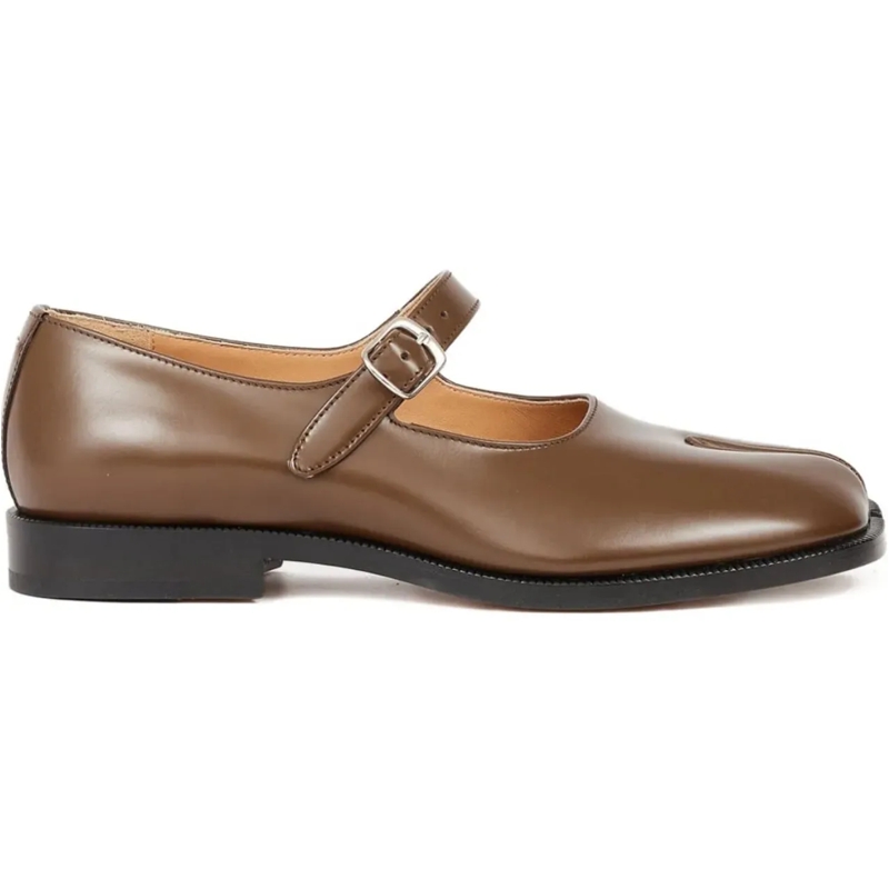 Maison Margiela Loafer Tabi Mary Jane Brown mehrfarbig