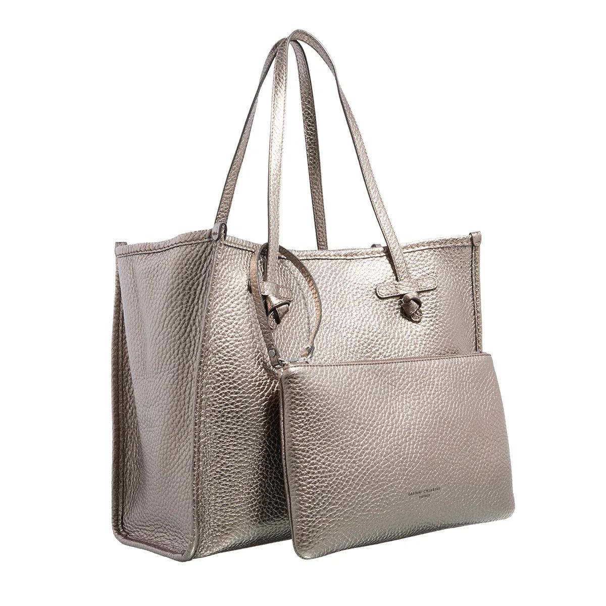 Gianni Chiarini Elegante leren handtas met Pochette Gray Dames