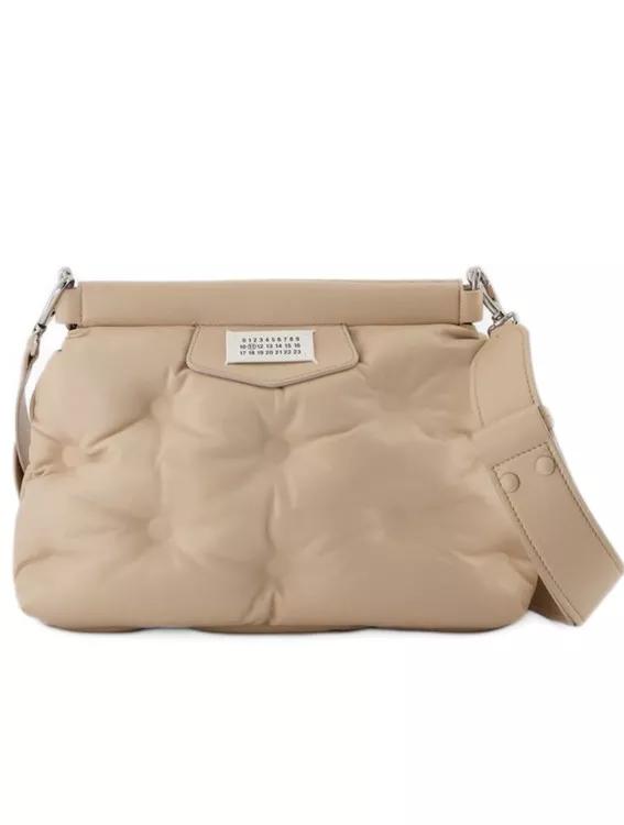 Maison Margiela Shopper - Glam Slam Classique Small Bag - Leather - Beige - Gr. unisize - in Beige - für Damen