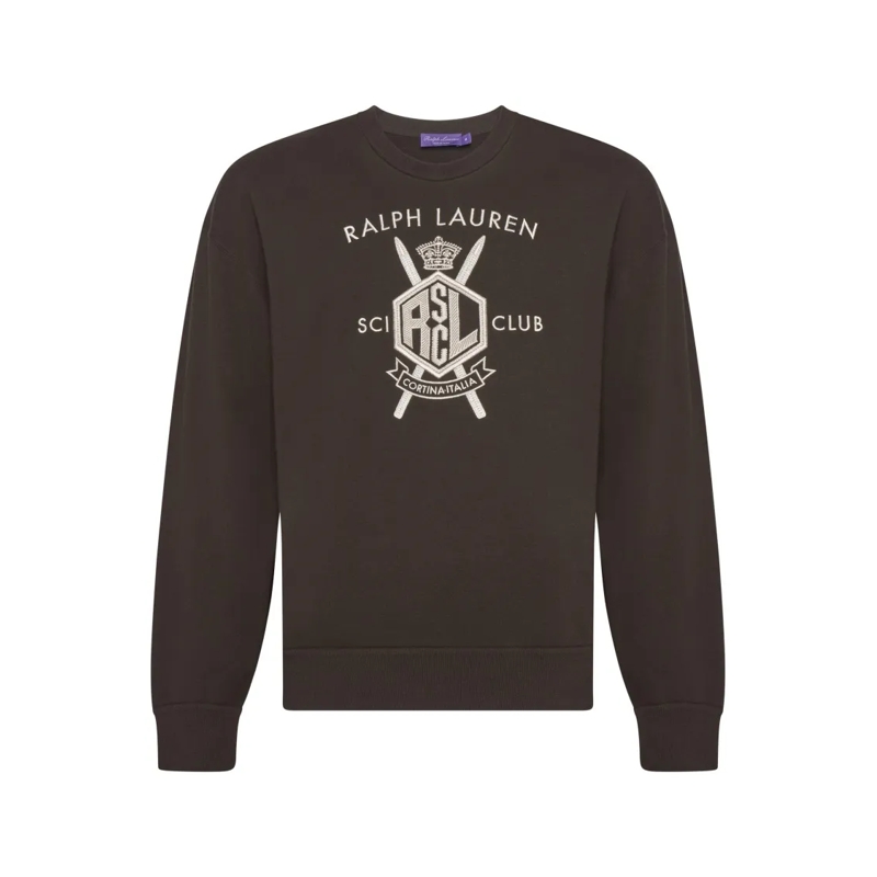 Polo Ralph Lauren  Crewneck Sweatshirt In Cotton-Cashmere Blend Black
