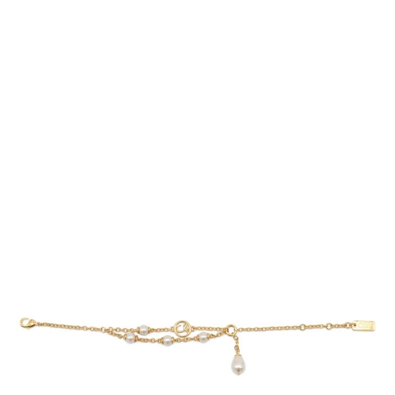 Chloé Armband Gold And Pearly Bras Bracelet Gold