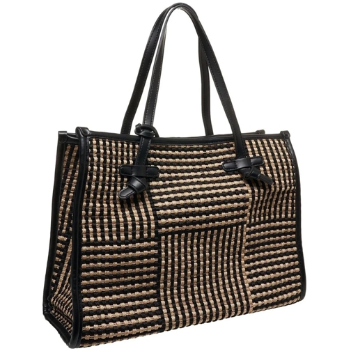 Gianni Chiarini Sac à provisions Marcella Naturale-Nero (Image 2)