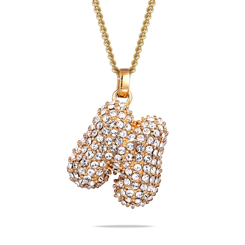 Elli Mittellange Halskette Halskette Buchstabe M Weiß 925 Sterling Silber ver gold