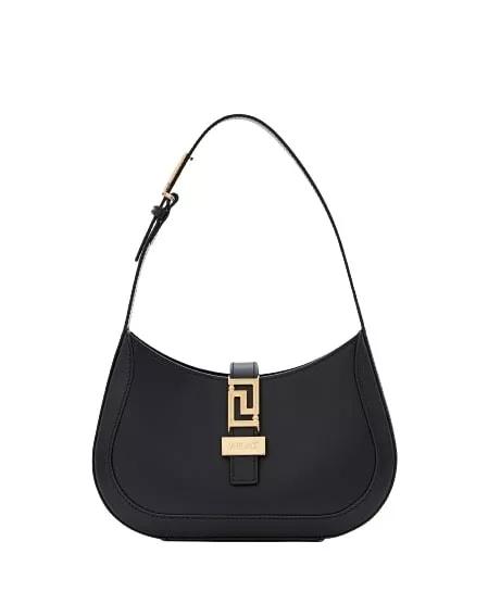 Versace Shoppers - Patent Leather Shoulder Bag in zwart-Versace 1