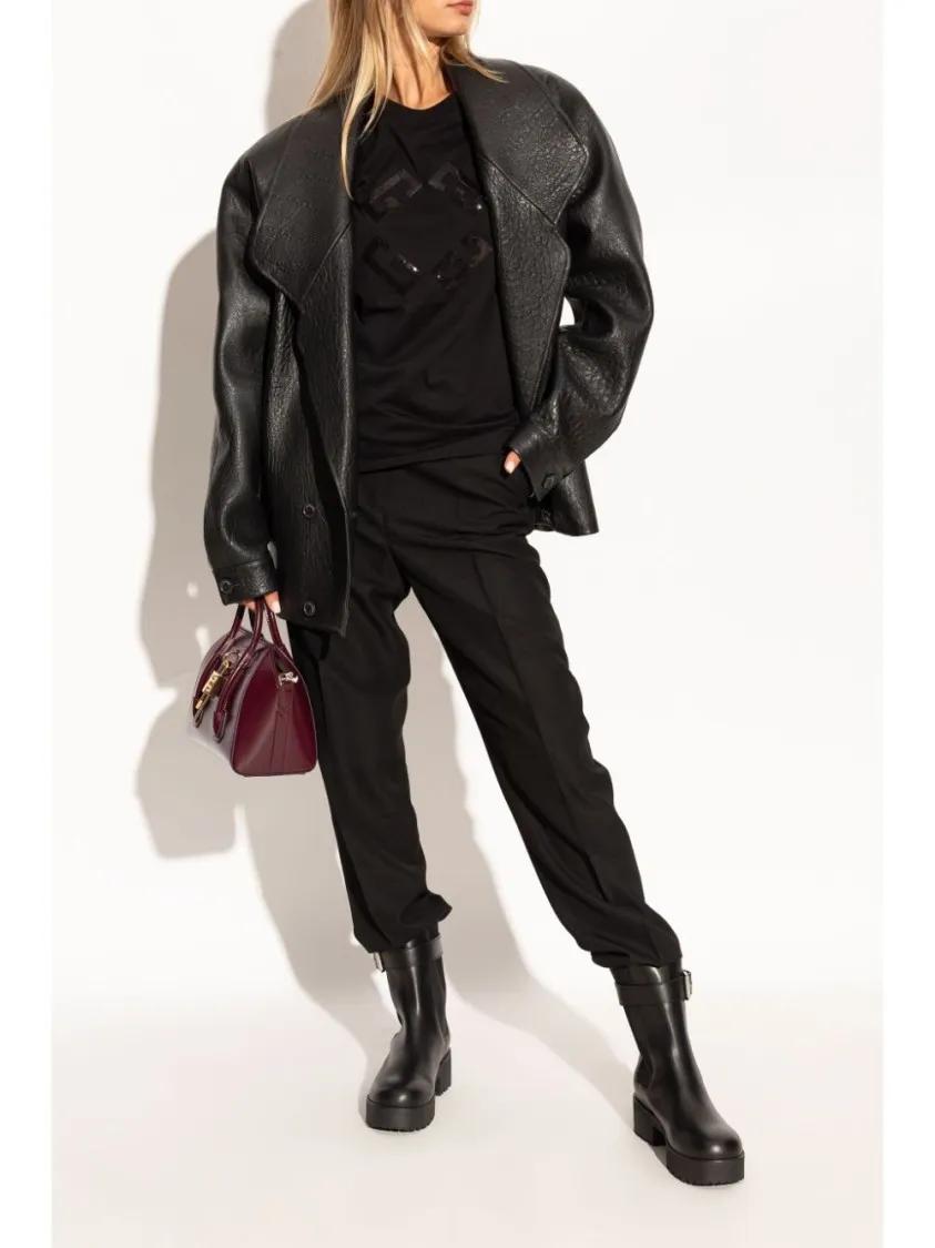 Thumbnail - Givenchy Stiefel - Black Calf Leather Boots - Gr. 36 (EU) - in Schwarz - für Damen