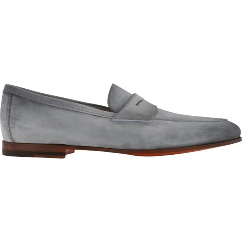 Santoni Mocassin Carlos Loafer blau