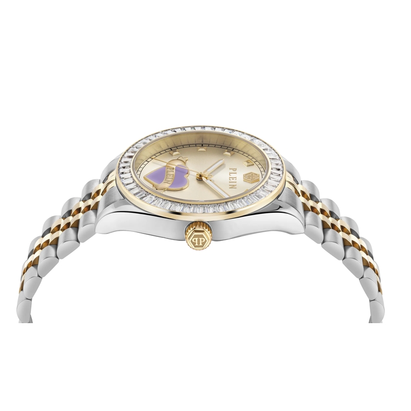 Philipp Plein Quarzuhr Quarz-Analoguhr Plein Valentine silber(Image 3)