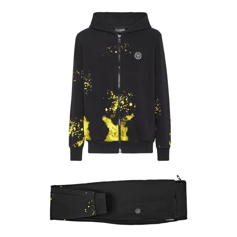 Plein Sport Jogginghose Jogginganzug Tiger schwarz