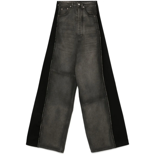 MM6 Maison Margiela Jeans Black Faded Wide-Leg Jeans Black