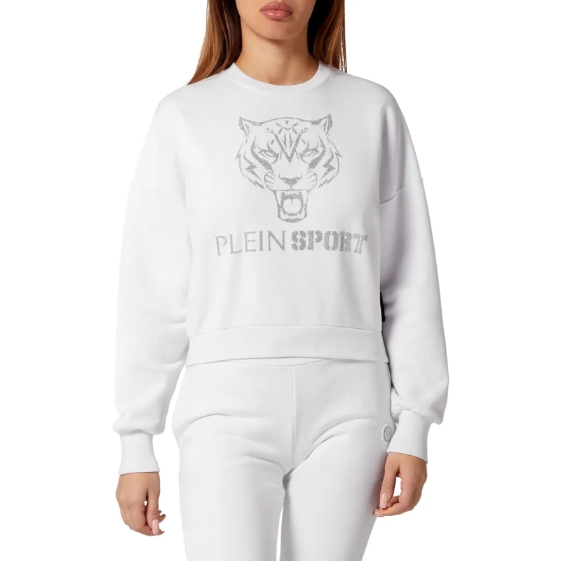 Plein Sport Top Sweatshirt Tiger weiss(Image 3)