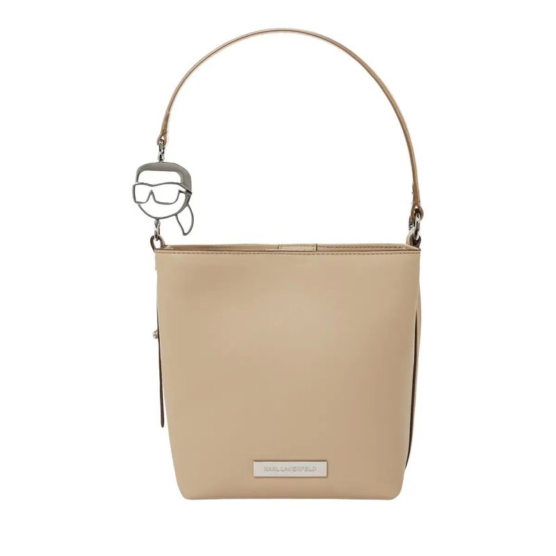 Karl Lagerfeld Tote IKON SMOOTH Beuteltasche braun
