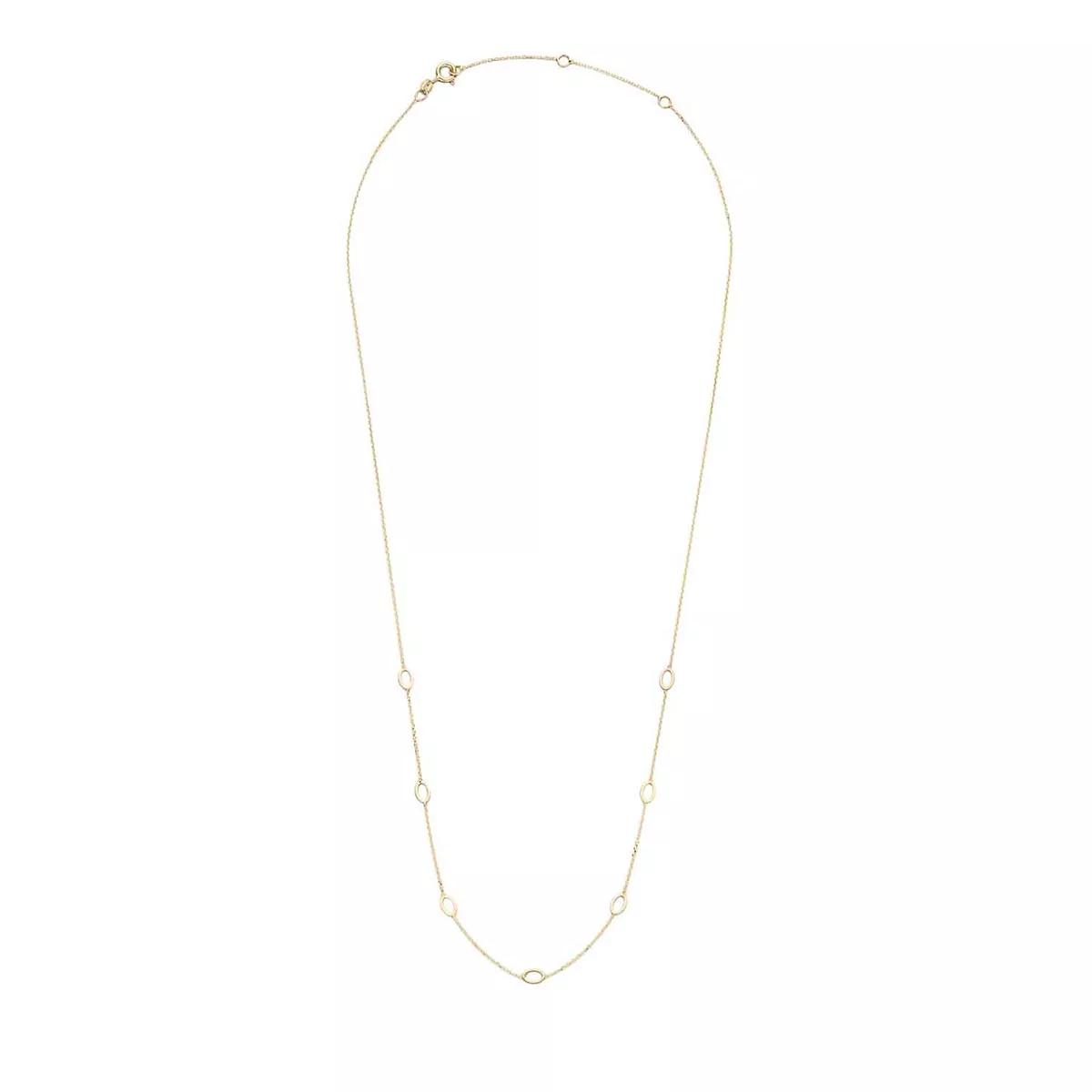 Thumbnail - Jackie Gold Halskette - Jackie Long Oval Necklace - Gr. unisize - in Gold - für Damen