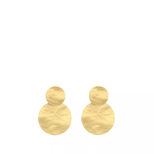 LOTT.gioielli CL Earring Round Closed Medium Gold Stiftörhängen