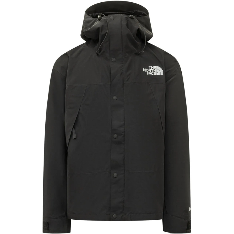 The North Face Parka Giacca con Cappuccio e Chiusura a Bottoni schwarz
