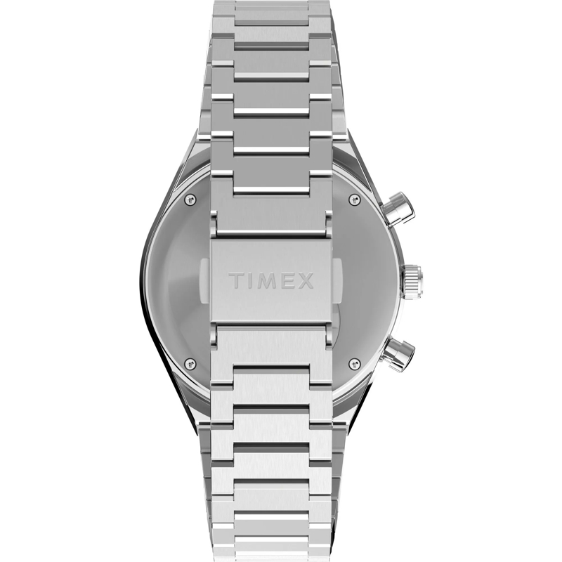 Timex Chronograph Quarz-Chronographenuhr Q Timex® Chronograph silber(Image 3)
