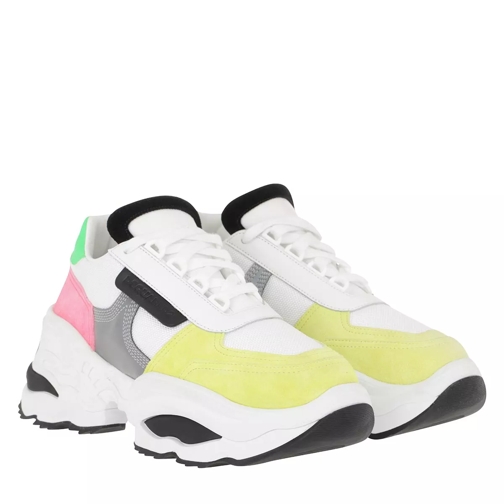 Dsquared2 The Giant Hike Sneaker White/Yellow lage-top sneaker