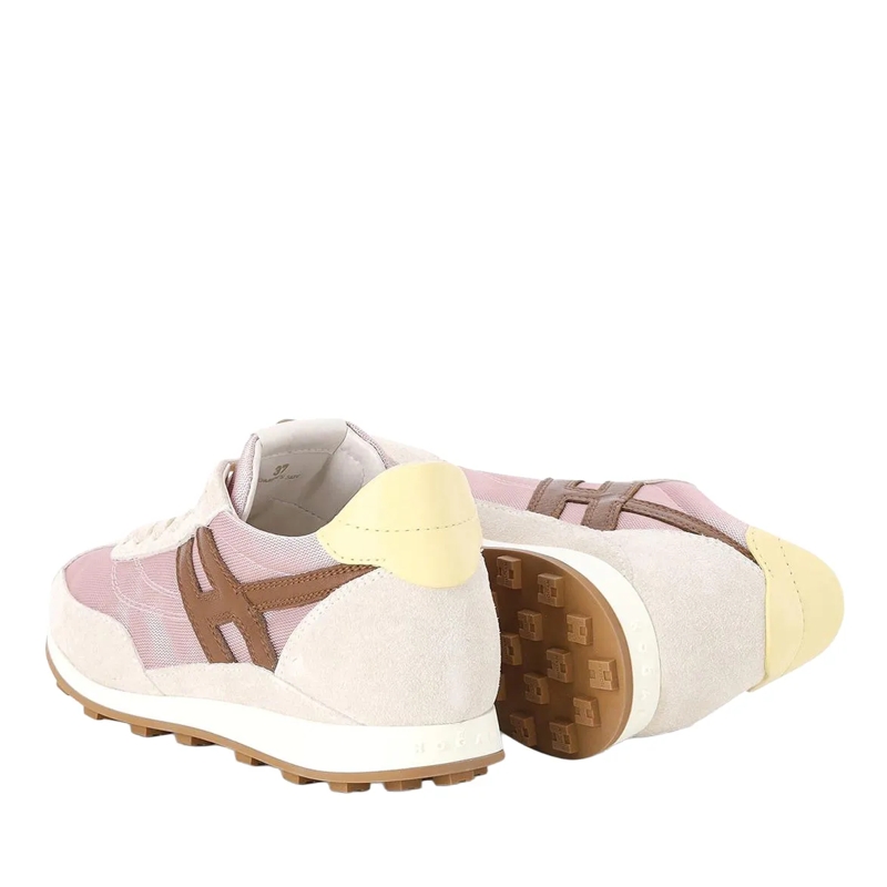 Hogan Schnürschuhe Sneaker aus Veloursleder weiß(Image 2)