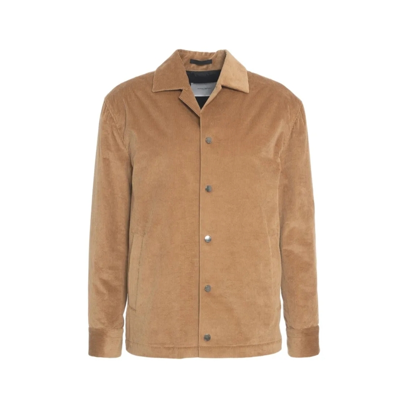 Paolo Pecora  Corduroy Jacket Brown