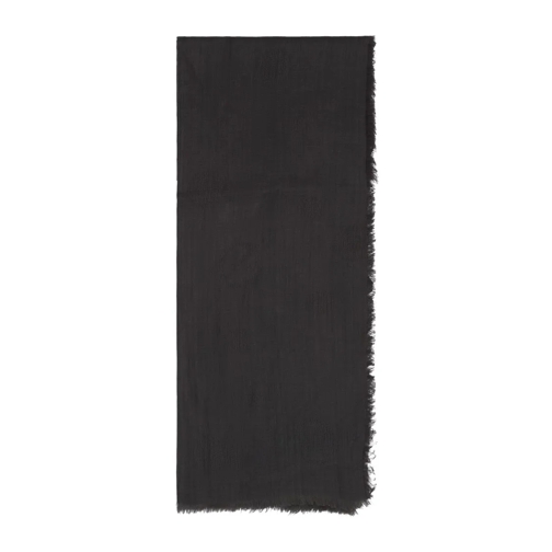 Giorgio Armani Black Cashmere And Silk Scarf Black Leichter Schal